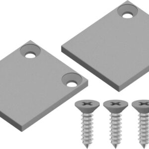 Gray Side Frame Top Cap Set with Screws