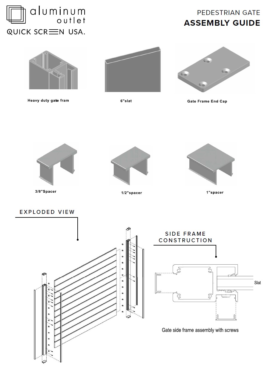 Quickscreen USA Heavy Duty Gate