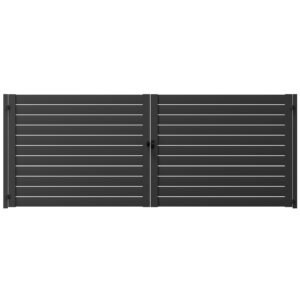 6“ Horizontal Double Wide Slat Gate 157-160