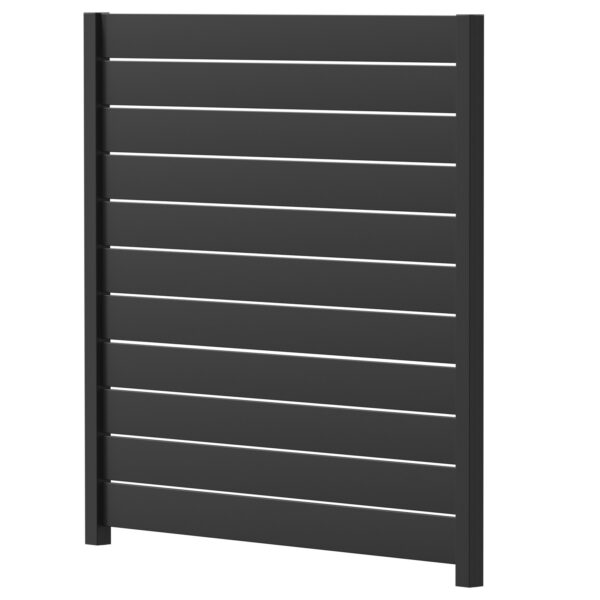 6 Inch Horizontal Slat Fence Panel