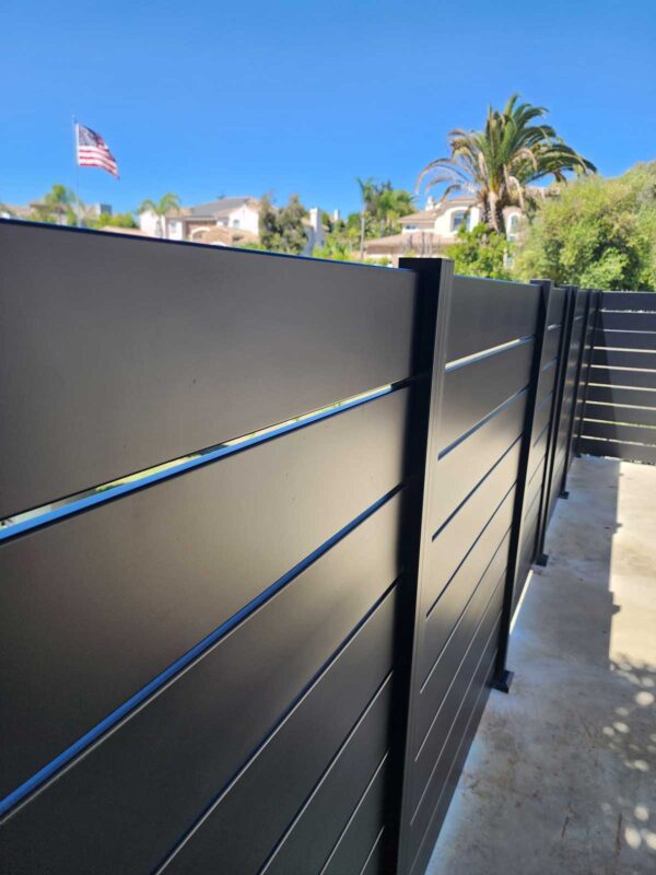 6 Inch Horizontal Slat Fence Panel - Image 3