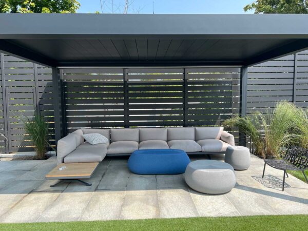 6 Inch Horizontal Slat Fence Panel - Image 4