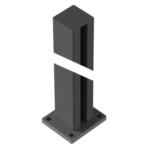 Universal Post 72” high with cap and base plate