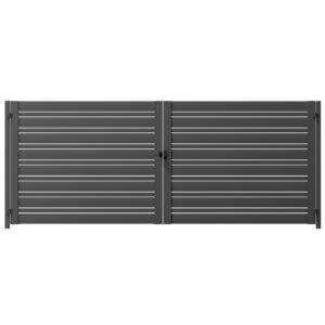 Combo Horizontal Double Wide Slat Gate 157-160