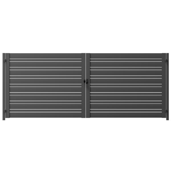 Combo Horizontal Double Wide Slat Gate 157-160" Wide