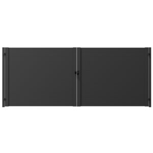 Full Privacy Horizontal Double Wide Slat Gate 157-160