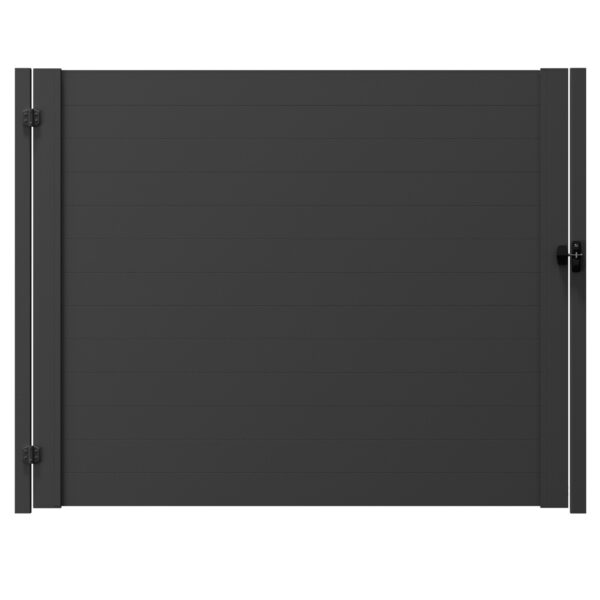 Full Privacy Horizontal Wide Slat Gate 78 ¼" Wide