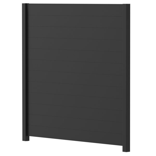 Full Privacy Horizontal Slat Fence Panel