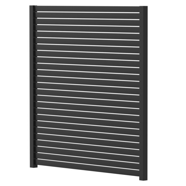 2 9/16“ Horizontal Slat Fence Panel