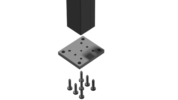 Universal Post 72” high with cap and base plate - Image 3