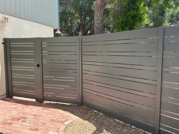 Combo Horizontal Slat Fence Panel - Image 2
